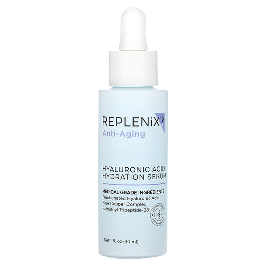 Replenix, Anti-Aging, Hyaluronic Acid Hydration Serum, Fragrance Free, 1 fl oz (30 ml) - Image 1