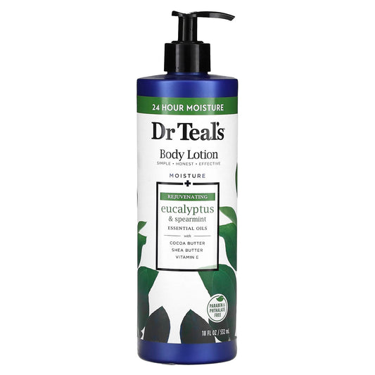 Dr. Teal's Moisturizing Body Lotion for Soft, Healthy Skin - Eucalyptus & Spearmint - Image 1