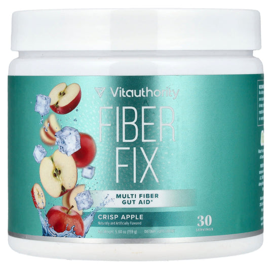 Vitauthority, Fiber Fix, Multi Fiber Gut Aid, Crisp Apple, 5.6 oz (159 g) - Image 1