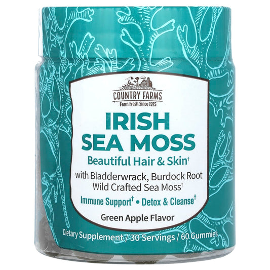 Irish Sea Moss Gummies by Country Farms for Hair, Skin, and Immune Support - Image 1