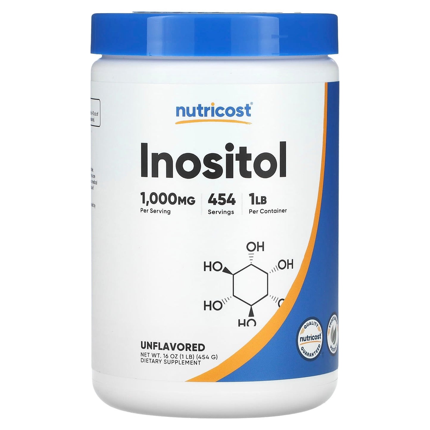 Nutricost, Inositol, Unflavored, 16 oz (454 g) - Image 1