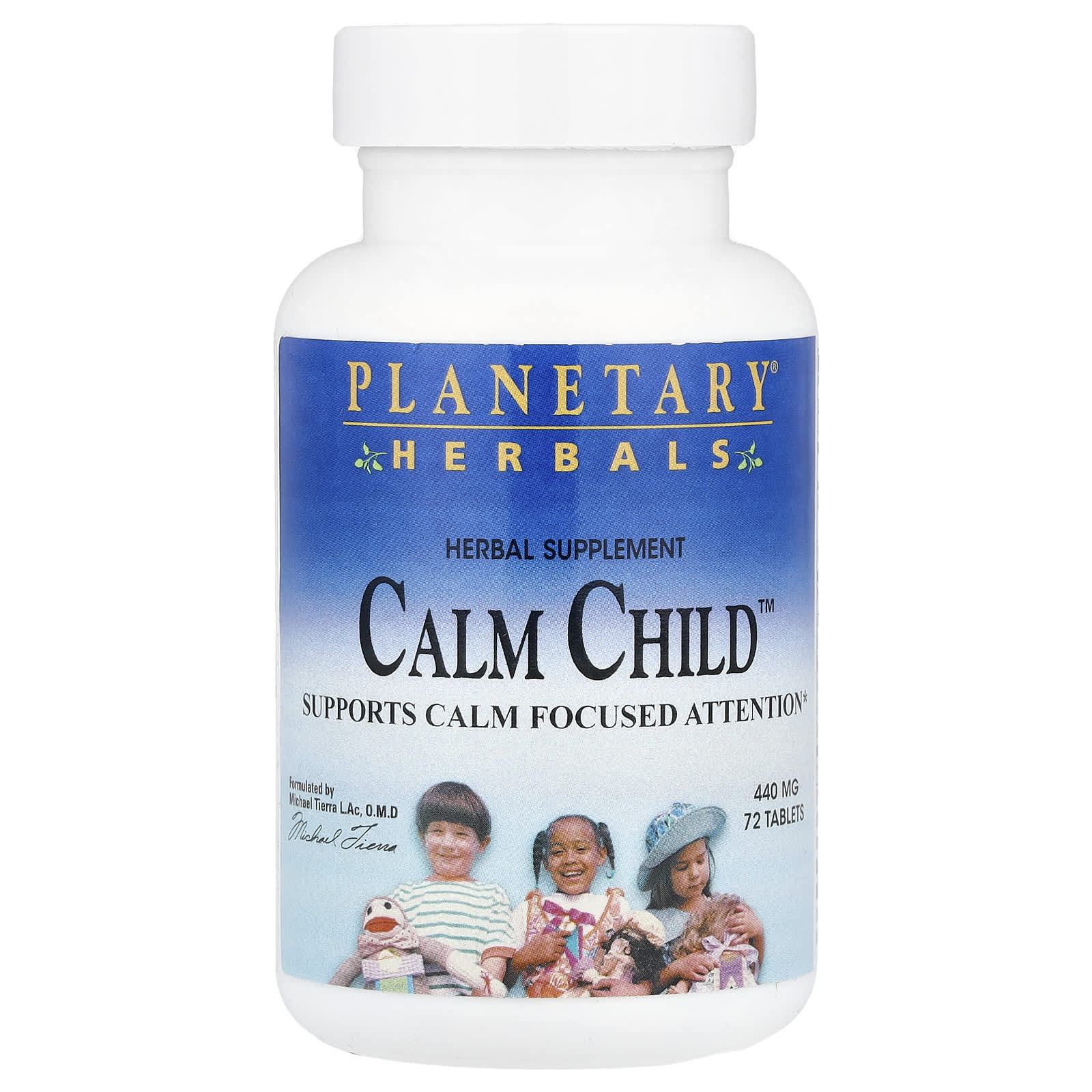 Planetary Herbals, Calm Child™, 72 Tablets - Image 1