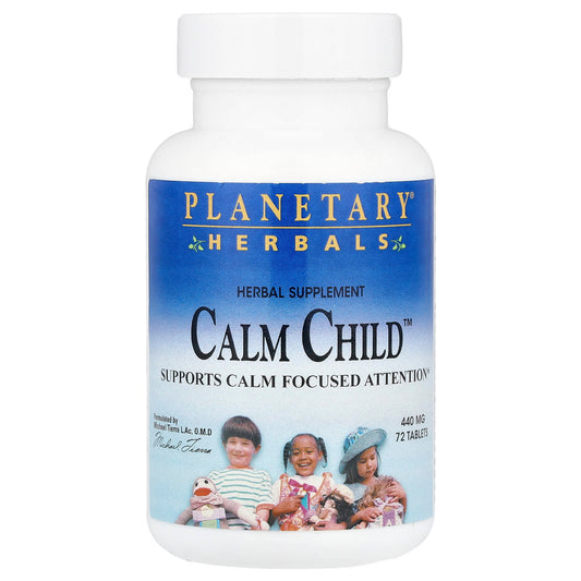 Planetary Herbals, Calm Child™, 72 Tablets - Image 1