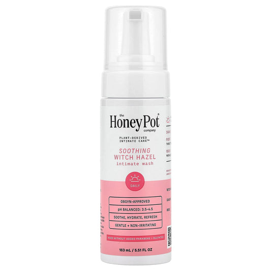 The Honey Pot Company, Soothing Witch Hazel Intimate Wash, 5.51 fl oz (163 ml) - Image 1