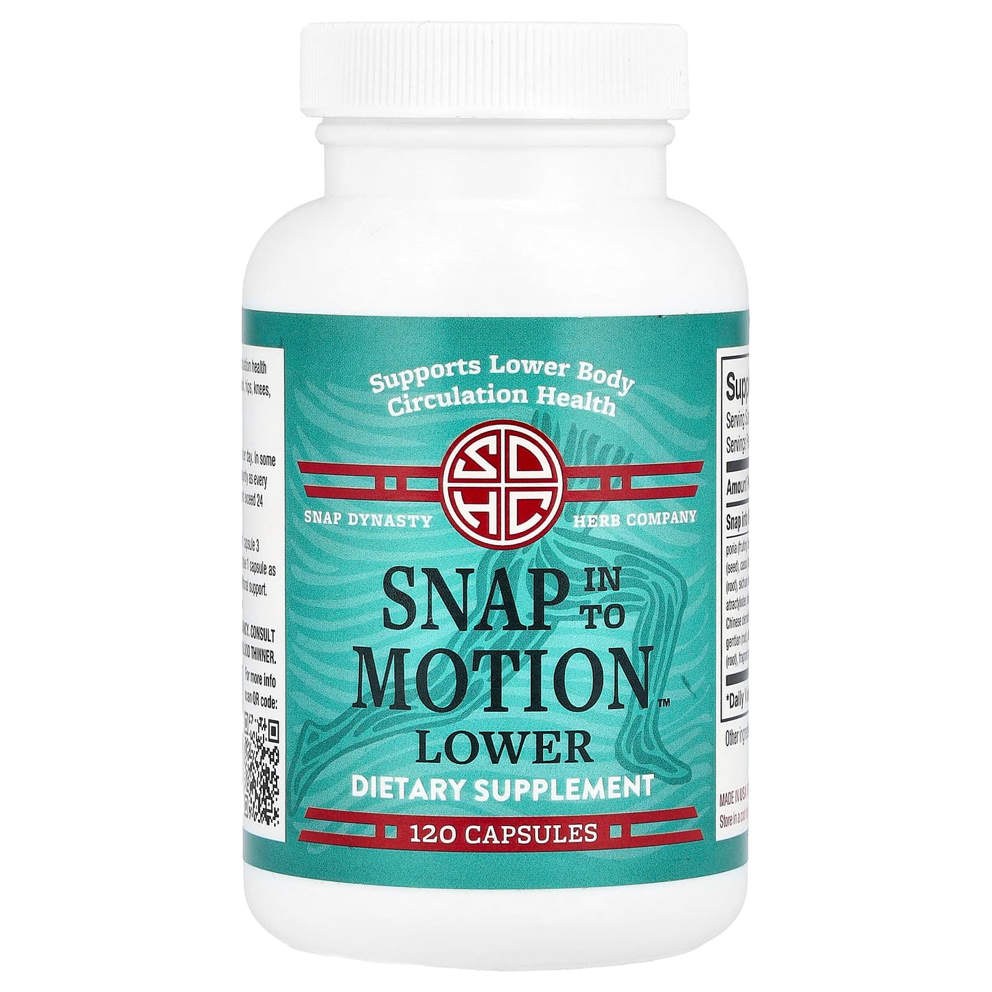 Snap Dynasty, Snap In To Motion™ Lower, 120 Capsules - Image 1