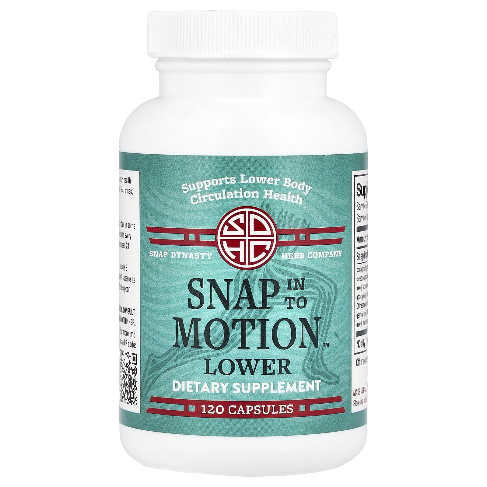 Snap Dynasty, Snap In To Motion™ Lower, 120 Capsules - Image 1