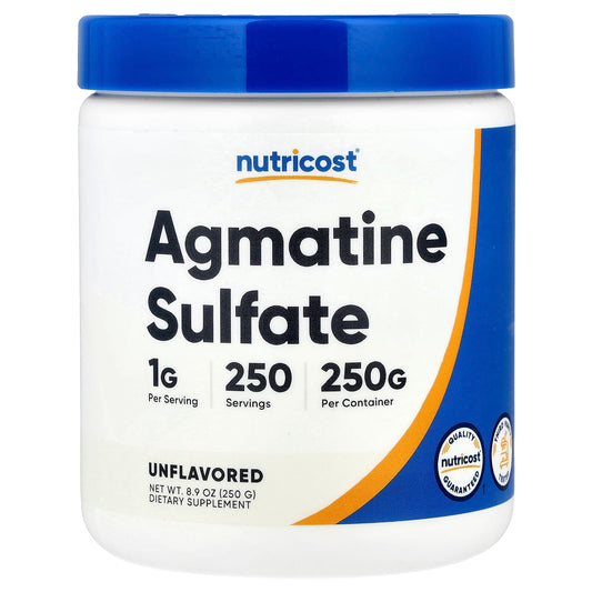 Nutricost, Agmatine Sulfate, Unflavored, 8.9 oz (250 g) - Image 1