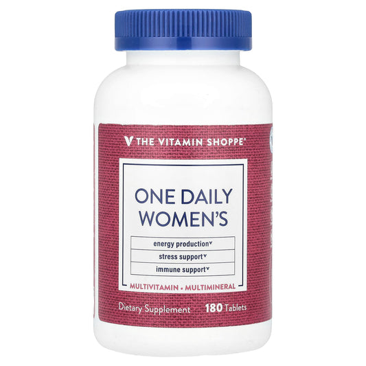 The Vitamin Shoppe, One Daily Women's, Multivitamin & Multimineral, 180 Tablets - Image 1