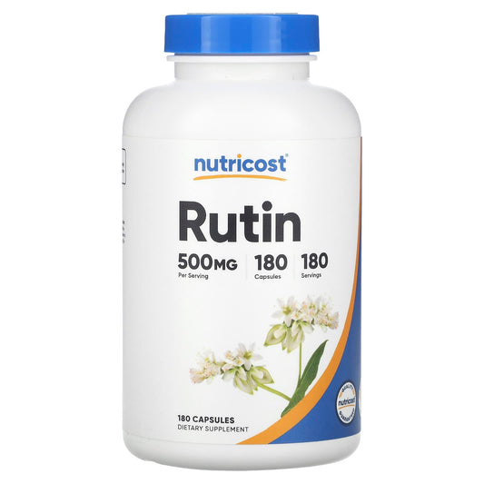 Nutricost, Rutin, 500 mg, 180 Capsules - Image 1