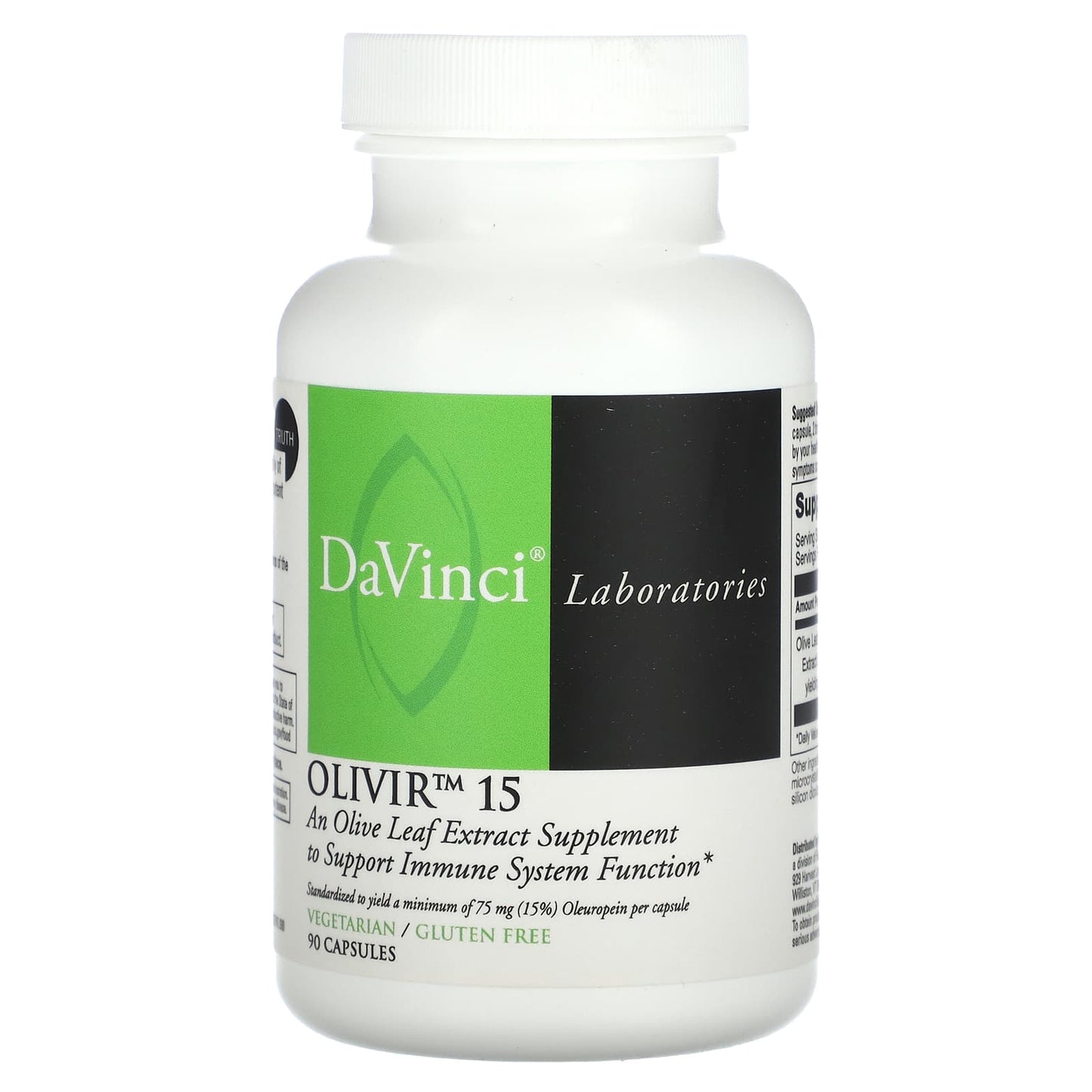 Boost Immune System with Olivir 15 Capsules by DaVinci Laboratories - Image 1
