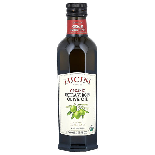Lucini, Everyday, Organic Extra Virgin Olive Oil, 16.9 fl oz (500 ml) - Image 1