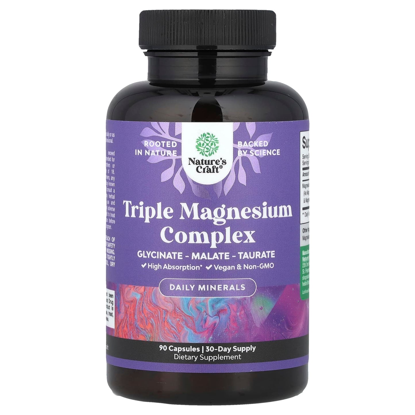 Nature's Craft, Triple Magnesium Complex, 90 Capsules (133 mg per Capsule) - Image 1