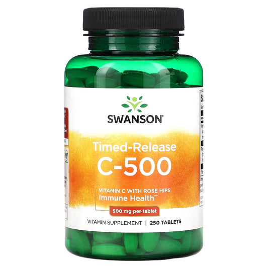 Swanson, Timed-Release C-500, 500 mg, 250 Tablets - Image 1