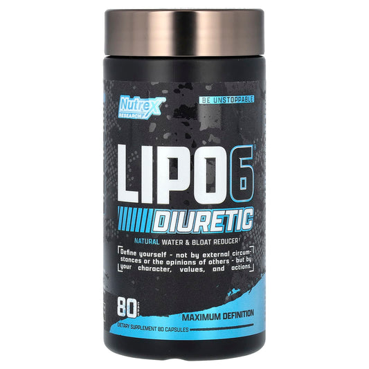 Nutrex Research, LIPO-6 Diuretic, 80 Capsules - Image 1