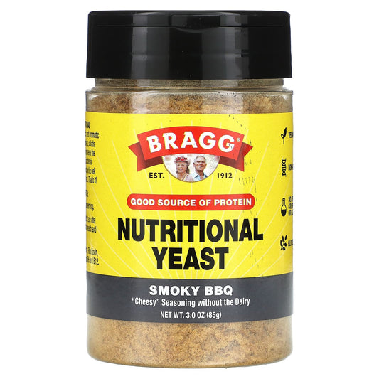 Smoky BBQ Nutritional Yeast Seasoning by Bragg - Vegan, Gluten Free, 3 oz - Image 1