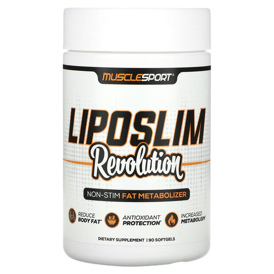 MuscleSport, Liposlim Revolution, 90 Softgels - Image 1