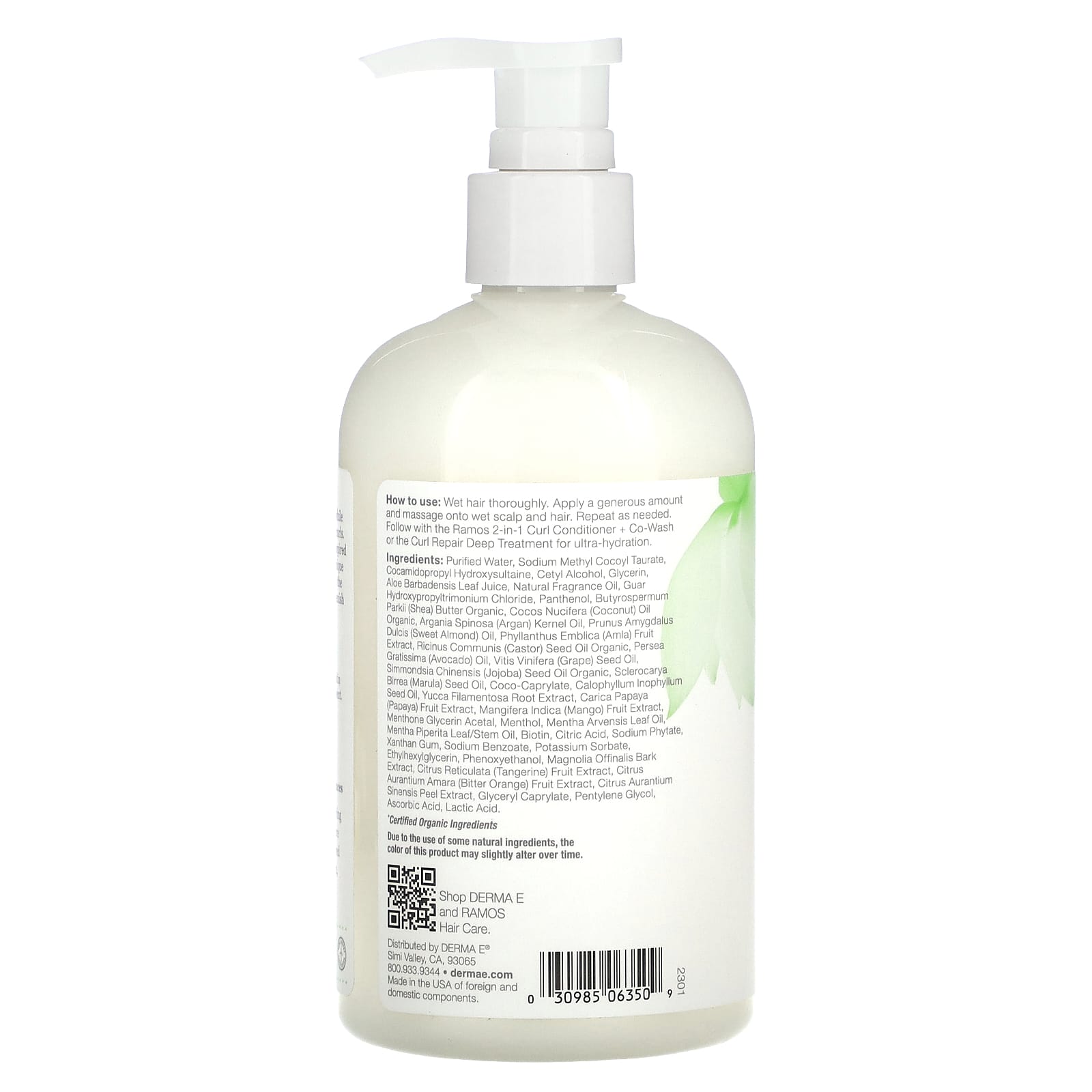 Clean Curl Shampoo for Wavy, Curly, and Coily Hair - Sulfate-Free - Image 2