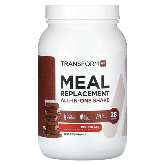 TransformHQ, Meal Replacement, All-In-One Shake, Chocolate, 2.4 lb 38 oz (1064 g) - Image 1