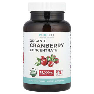 Organic Cranberry Concentrate Capsules 500mg by Pure Co.
