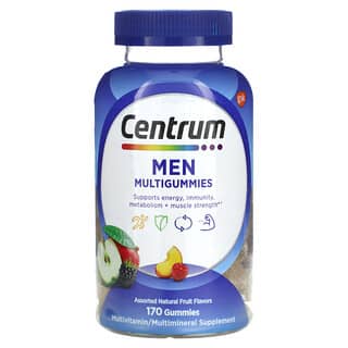 Centrum Men Multigummies, Fruit-Flavored, 170 Gummies