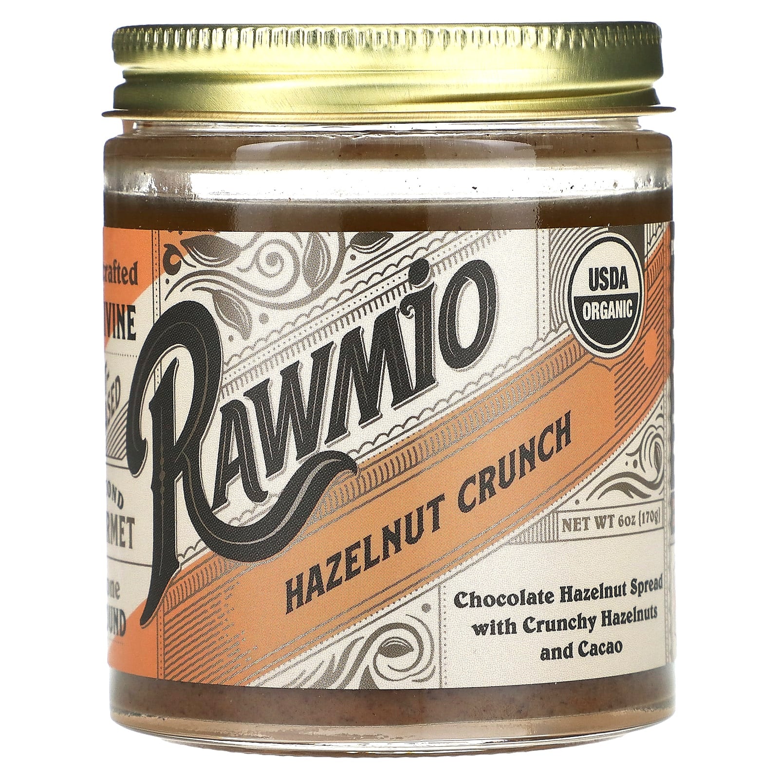 Rawmio, Hazelnut Crunch Spread, 6 oz (170 g) - Image 1