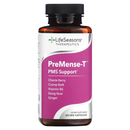 LifeSeasons, PreMense-T, PMS Support, 6 Veg Capsules - Image 1