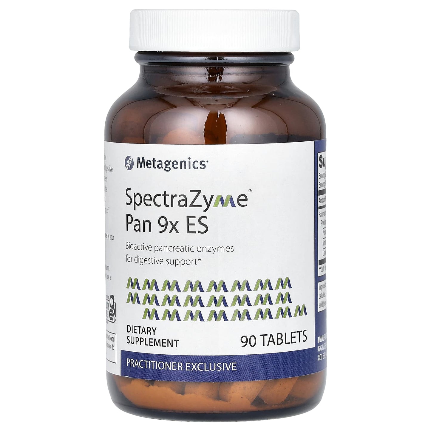 Metagenics, SpectraZyme Pan 9x ES, 90 Tablets - Image 1