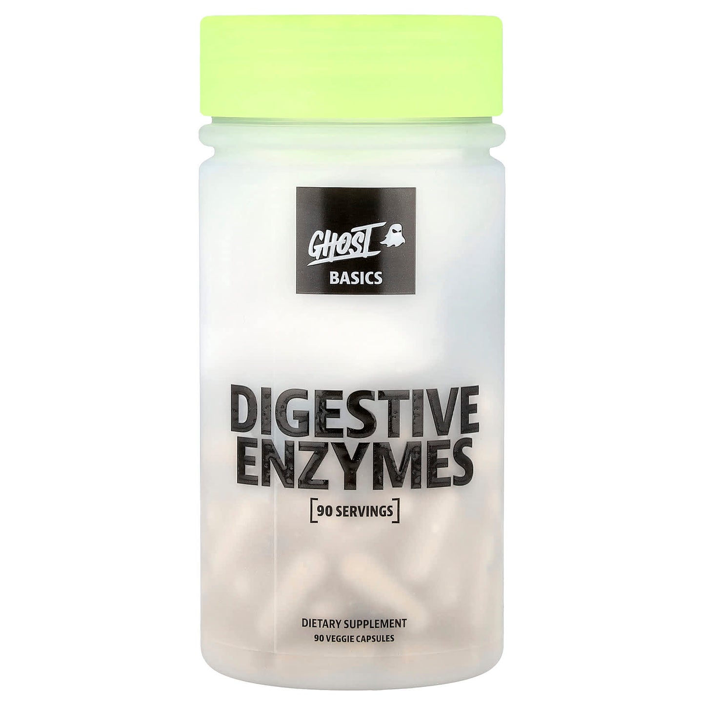 Ghost Digestive Enzymes for Efficient Nutrition - 90 Veggie Capsules - Image 1