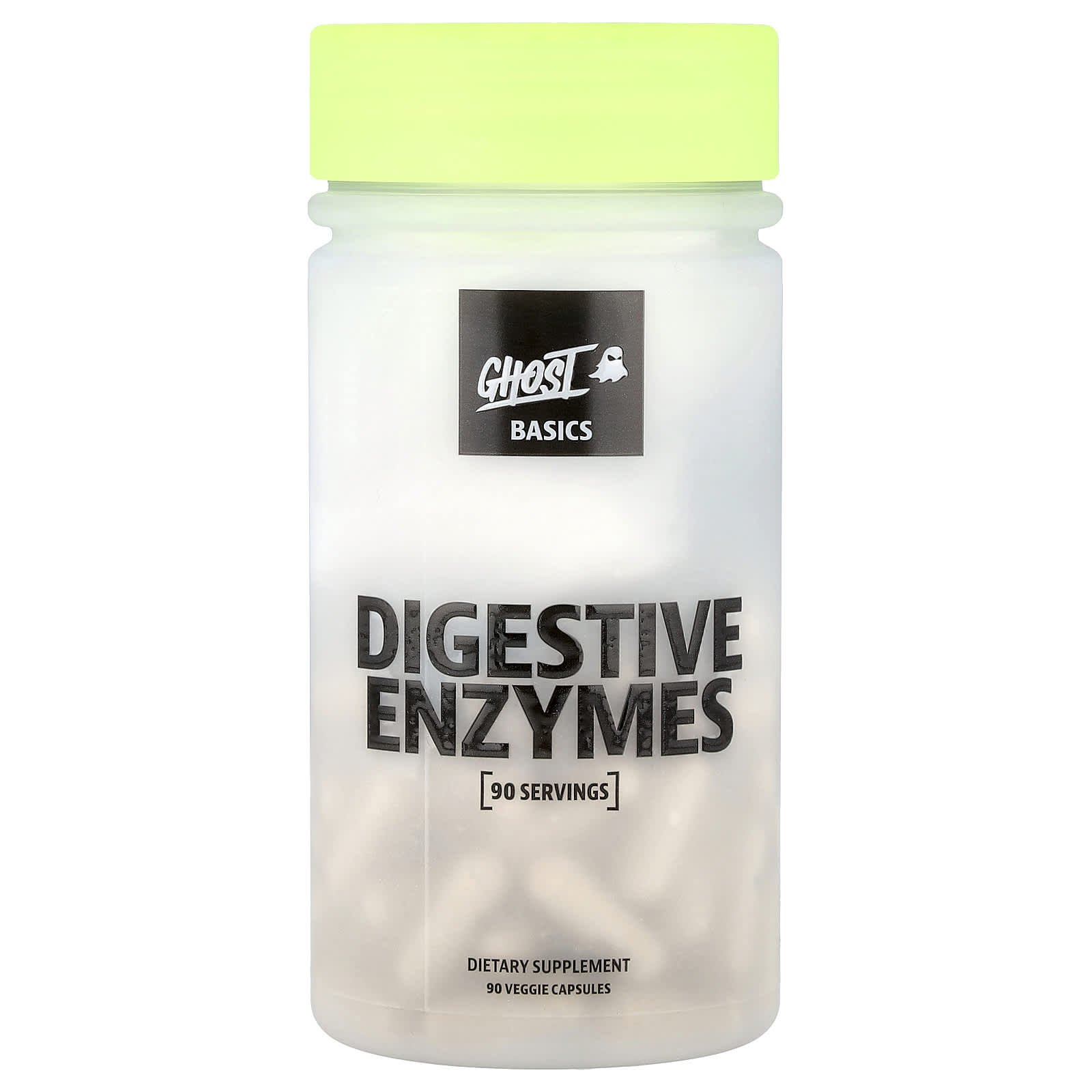 Ghost Digestive Enzymes for Efficient Nutrition - 90 Veggie Capsules - Image 1