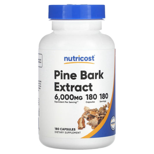 Nutricost, Pine Bark Extract, 6,000 mg, 180 Capsules - Image 1
