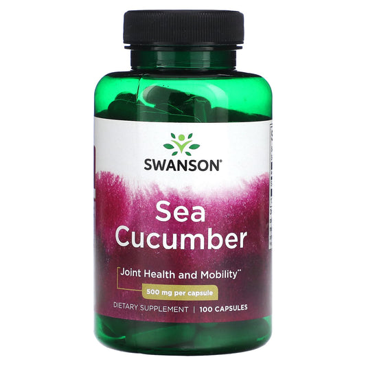 Swanson, Sea Cucumber, 500 mg, 100 Capsules - Image 1