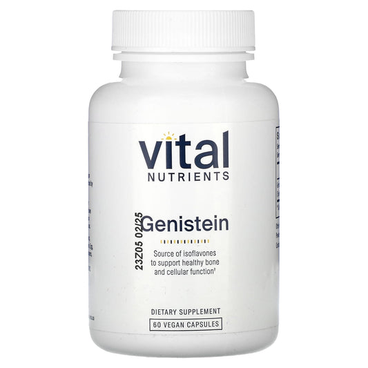 Vital Nutrients, Genistein, 60  Vegan Capsules (125 mg per Capsule) - Image 1
