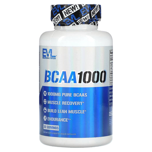 EVLution Nutrition BCAA1000 - Lean Muscle Building & Recovery - Image 1