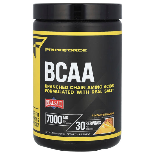 Primaforce, BCAA, Pineapple Mango, 16.1 oz (450 g) - Image 1