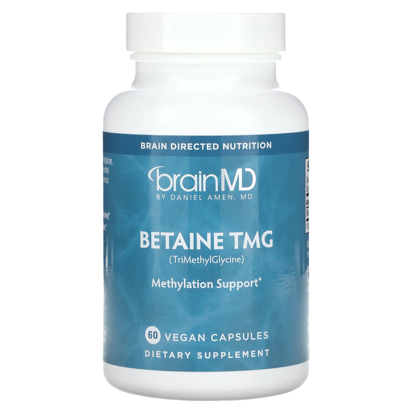 BrainMD Betaine TMG for Methylation Support - 60 Vegan Capsules - Image 1