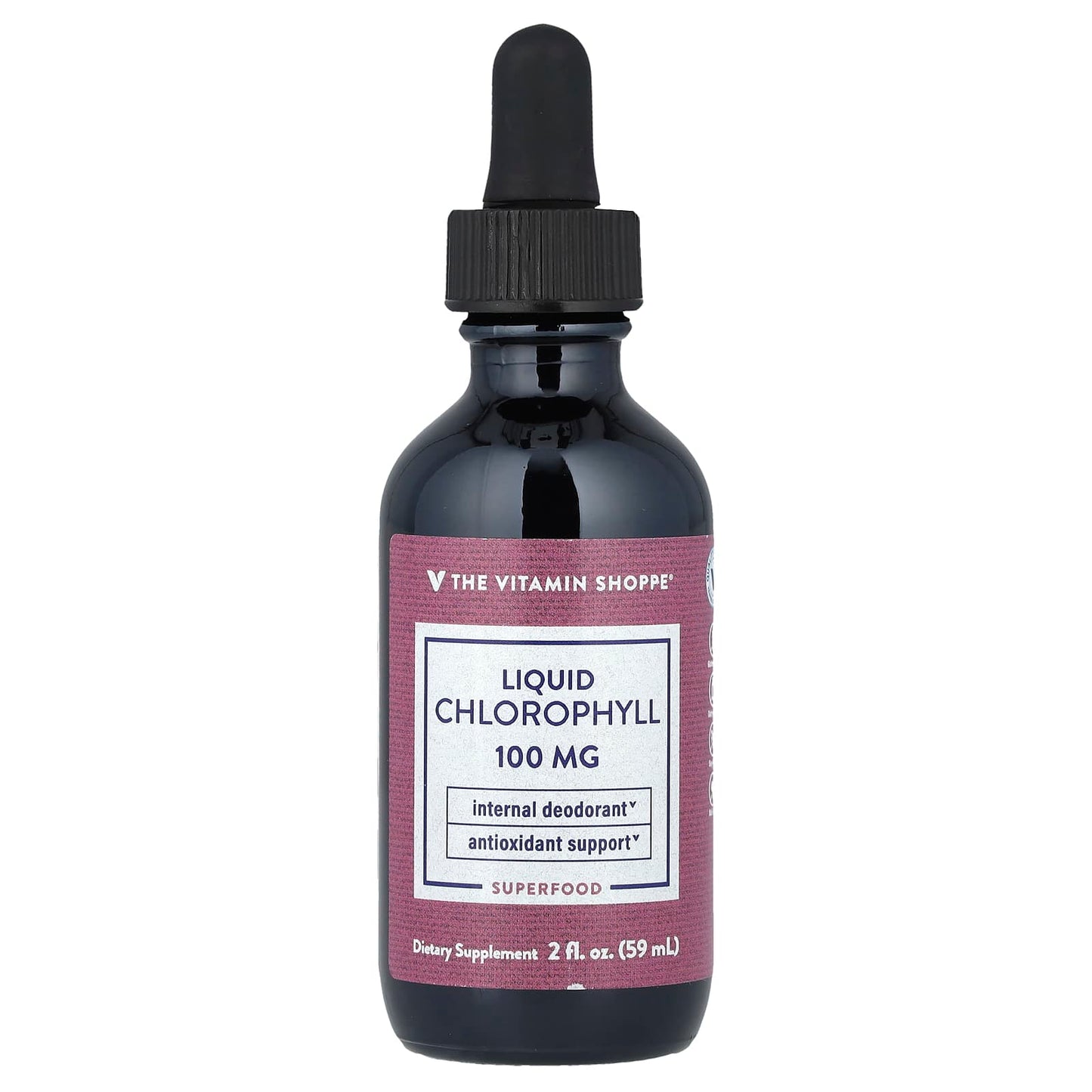 The Vitamin Shoppe, Liquid Chlorophyll, 2 fl oz (59 ml) - Image 1