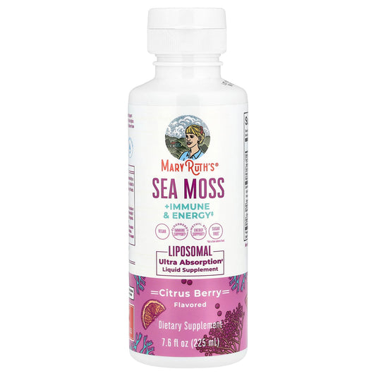 MaryRuth's, Sea Moss + Immune & Energy Liposomal, Citrus Berry, 7.6 fl oz (225 ml) - Image 1