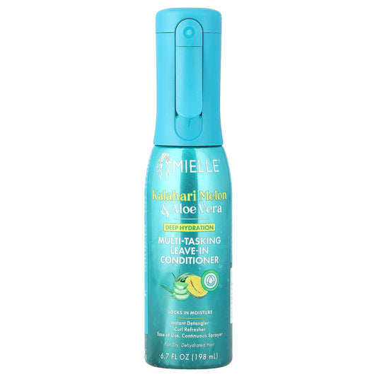Mielle, Deep Hydration Multi-Tasking Leave-In Conditioner, For Dry, Dehydrated Hair, Kalahari Melon & Aloe Vera, 6.7 fl oz (198 ml) - Image 1