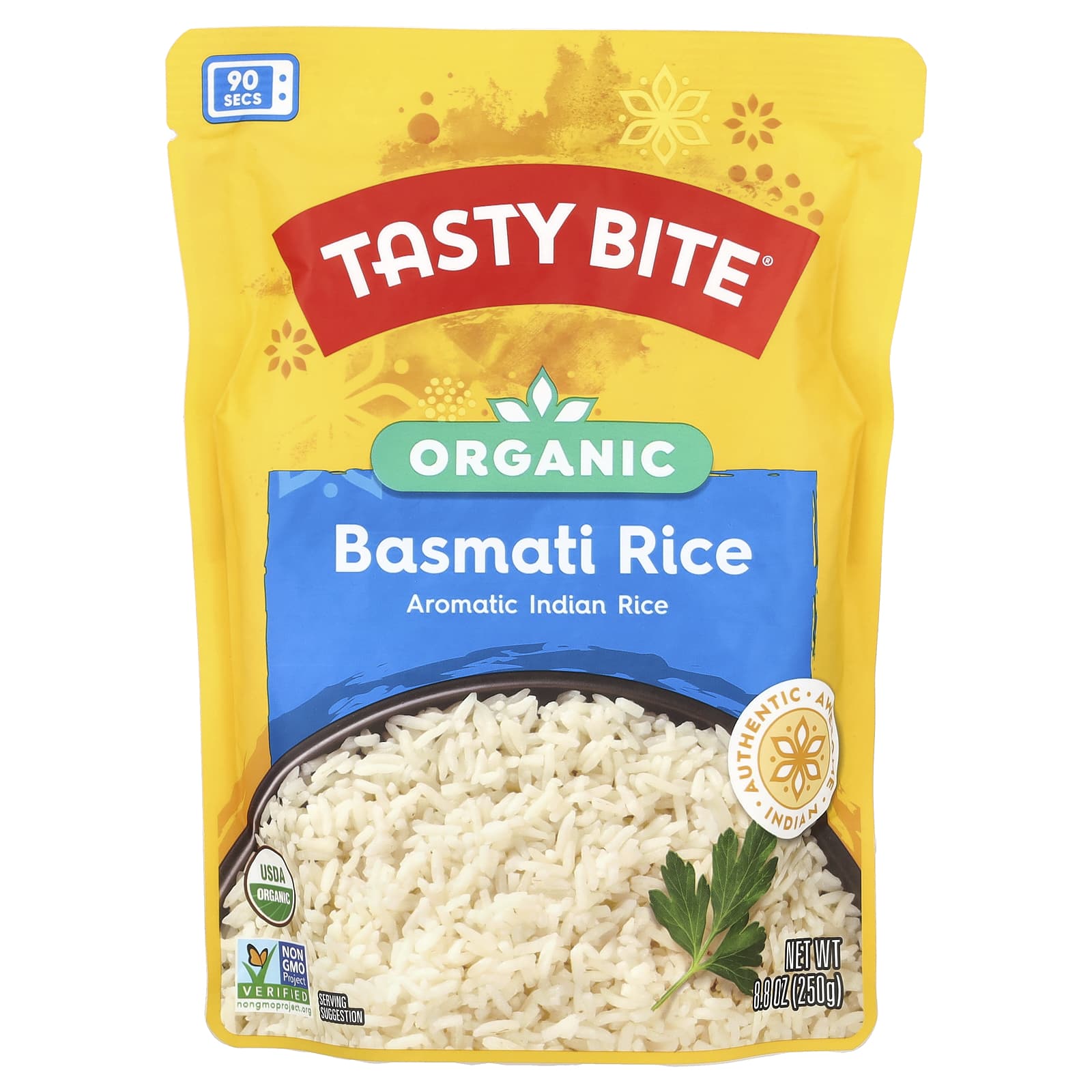 Tasty Bite, Organic Basmati Rice, 8.8 oz (250 g) - Image 1