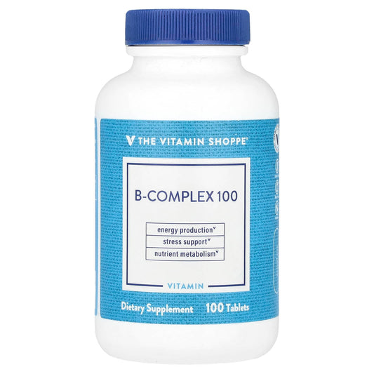 The Vitamin Shoppe, B-Complex 100, 100 Tablets - Image 1