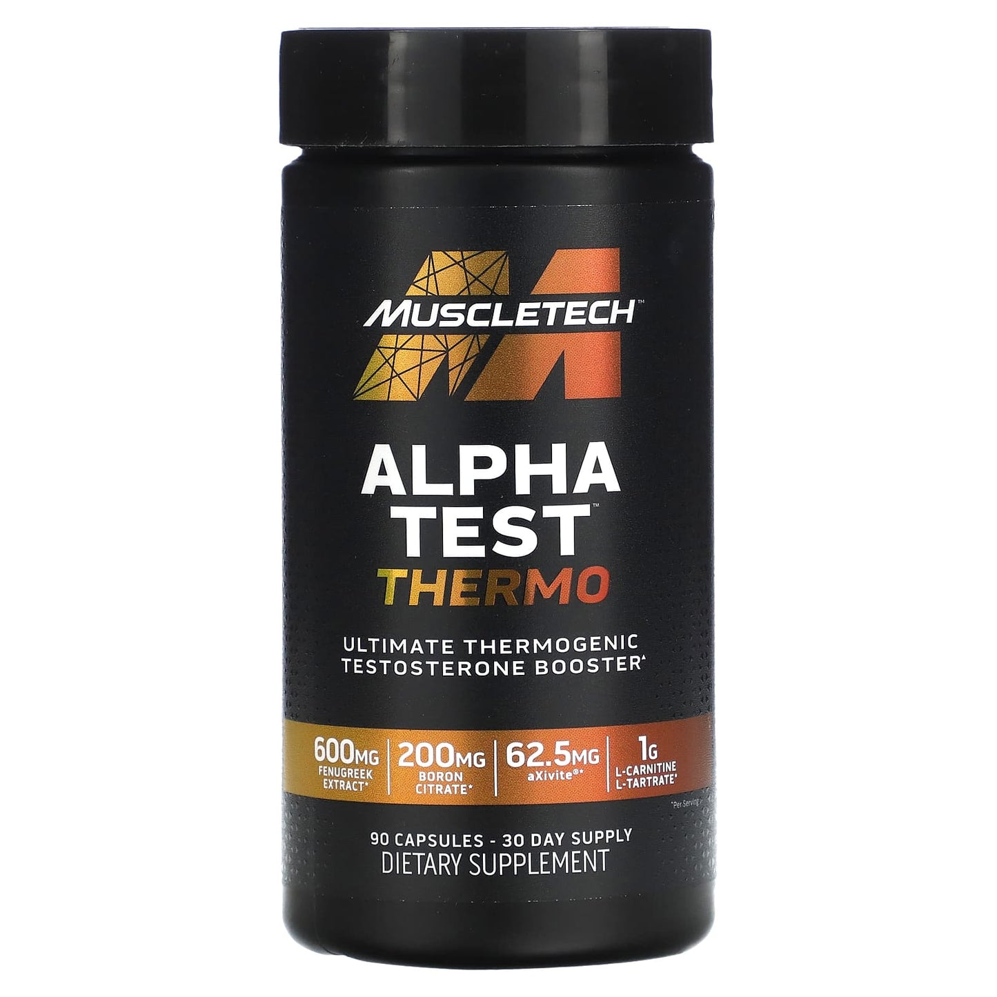 MuscleTech, AlphaTest™ Thermo, 90 Capsules - Image 1