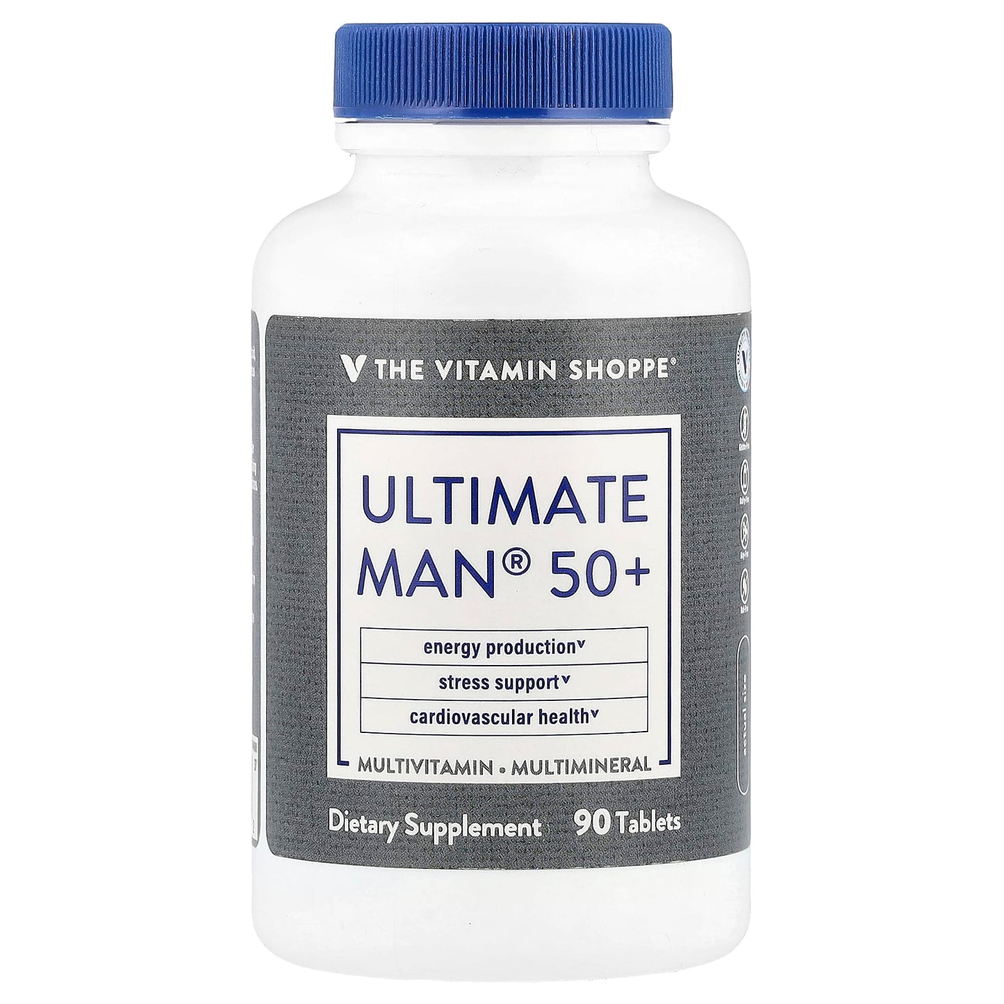 The Vitamin Shoppe, Ultimate Man® 50+, Multivitamin & Multimineral, 90 Tablets - Image 1