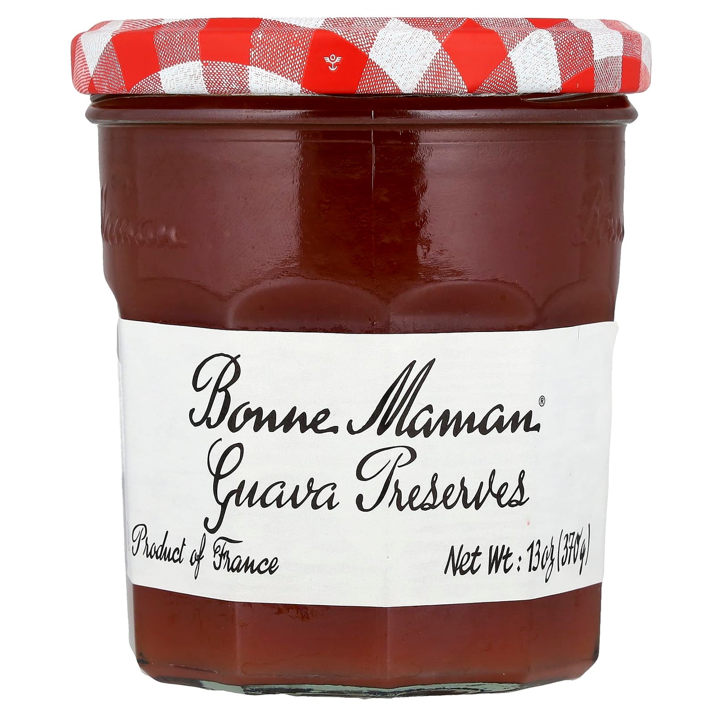 Bonne Maman Guava Fruit Preserve, 13 oz (370g) - Delicious & Gluten Free - Image 1
