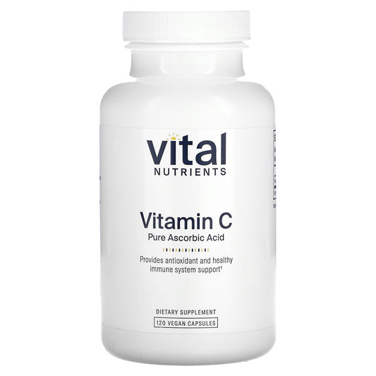 Vital Nutrients, Vitamin C, 120 Vegan Capsules (1,000 mg per Capsule) - Image 1