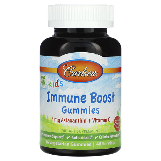 Carlson Kids Immune Boost Cherry Gummies, Vegetarian, Gluten Free - Image 1