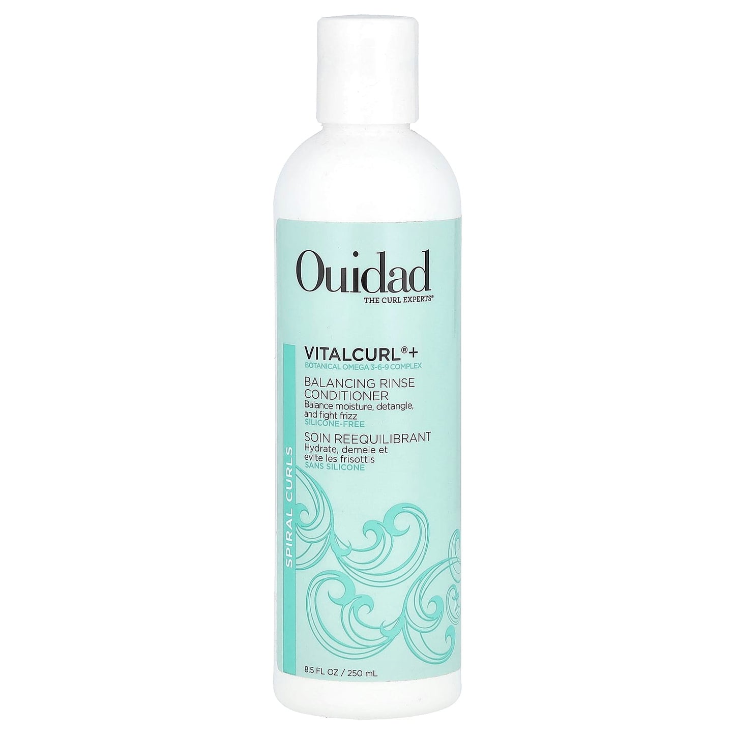 Ouidad, VitalCurl®+, Balancing Rinse Conditioner, Spiral Curls, 8.5 fl oz (250 ml) - Image 1