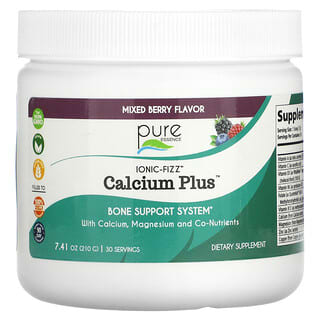 Pure Essence Ionic-Fizz Calcium Plus, Mixed Berry, 210g