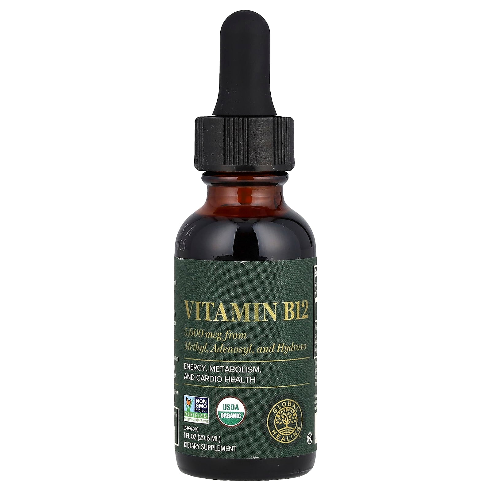 Boost Energy & Heart Health with Global Healing's Triple B12 Formula - Image 1