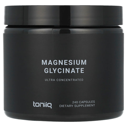 Toniiq, Magnesium Glycinate, 240 Capsules (150 mg per Capsule) - Image 1