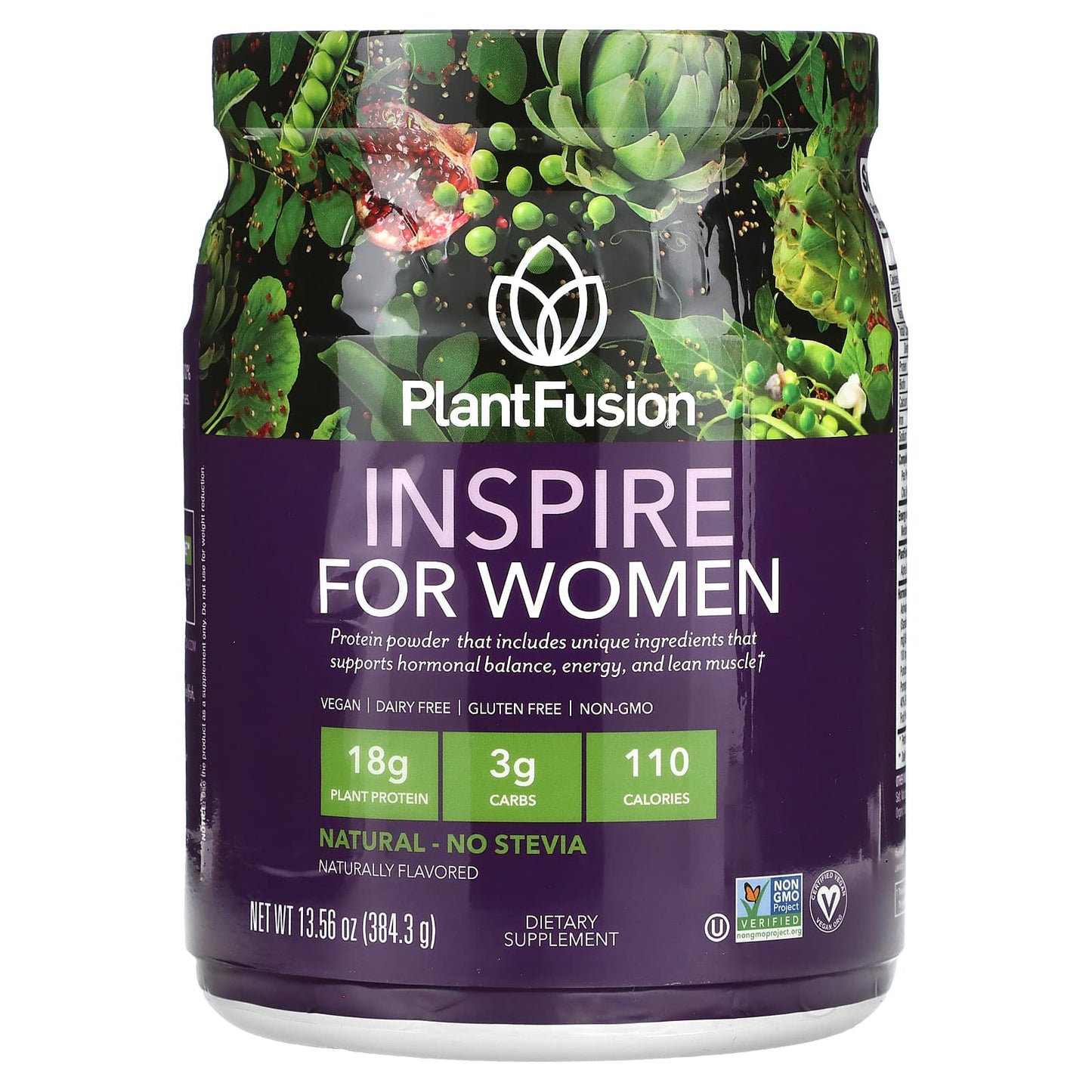 PlantFusion, Inspire for Women, Natural, 13.56 oz (384.3 g) - Image 1